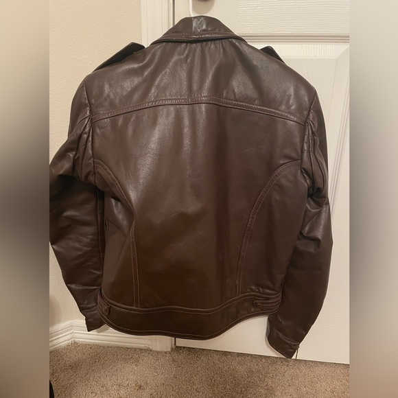 Harley Davidson AMF 70s Brown Vintage Leather Jacket - Picture 7 of 7